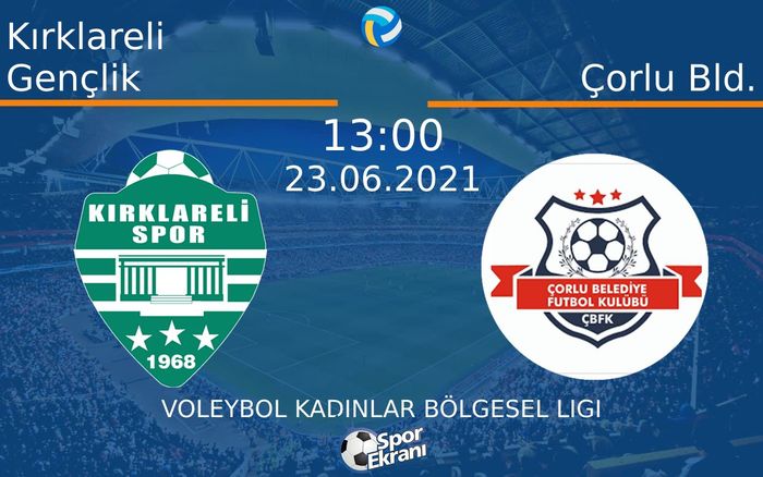 23 Haziran 2021 Kırklareli Gençlik vs Çorlu Bld. maçı Hangi Kanalda Saat Kaçta Yayınlanacak? 23 Haziran 2021 Kırklareli Gençlik vs Çorlu Bld. maçı Hangi Kanalda Saat Kaçta Yayınlanacak?
