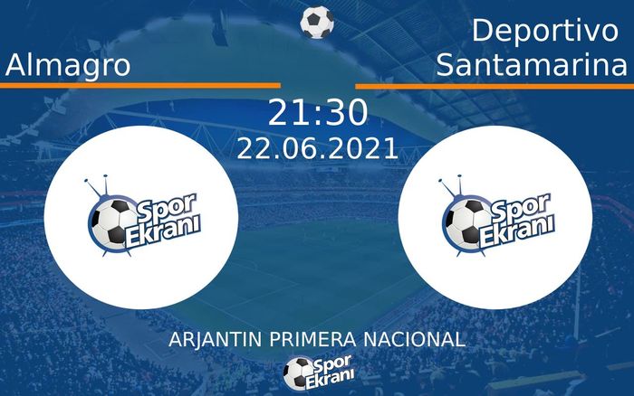 22 Haziran 2021 Almagro vs Deportivo Santamarina maçı Hangi Kanalda Saat Kaçta Yayınlanacak? 22 Haziran 2021 Almagro vs Deportivo Santamarina maçı Hangi Kanalda Saat Kaçta Yayınlanacak?