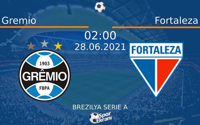 28 Haziran 2021 Gremio vs Fortaleza maçı Hangi Kanalda Saat Kaçta Yayınlanacak? 28 Haziran 2021 Gremio vs Fortaleza maçı Hangi Kanalda Saat Kaçta Yayınlanacak?
