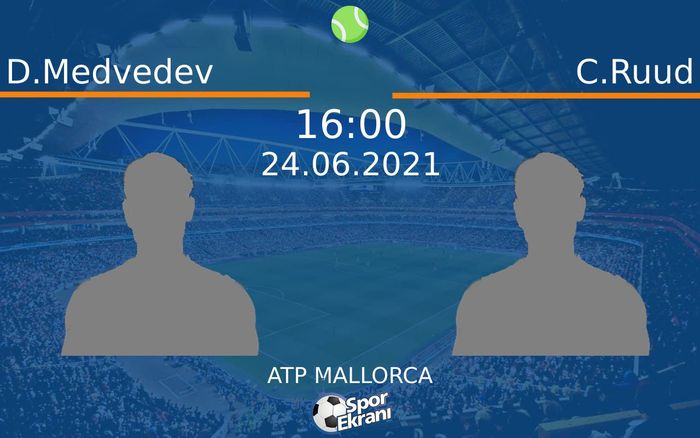 24 Haziran 2021 D.Medvedev vs C.Ruud maçı Hangi Kanalda Saat Kaçta Yayınlanacak? 24 Haziran 2021 D.Medvedev vs C.Ruud maçı Hangi Kanalda Saat Kaçta Yayınlanacak?