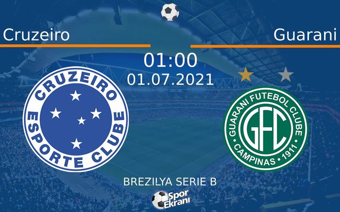01 Temmuz 2021 Cruzeiro vs Guarani maçı Hangi Kanalda Saat Kaçta Yayınlanacak? 01 Temmuz 2021 Cruzeiro vs Guarani maçı Hangi Kanalda Saat Kaçta Yayınlanacak?