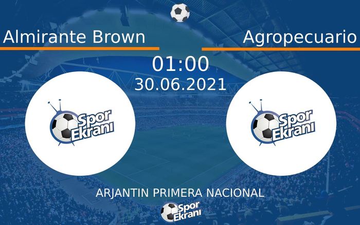 30 Haziran 2021 Almirante Brown vs Agropecuario maçı Hangi Kanalda Saat Kaçta Yayınlanacak? 30 Haziran 2021 Almirante Brown vs Agropecuario maçı Hangi Kanalda Saat Kaçta Yayınlanacak?