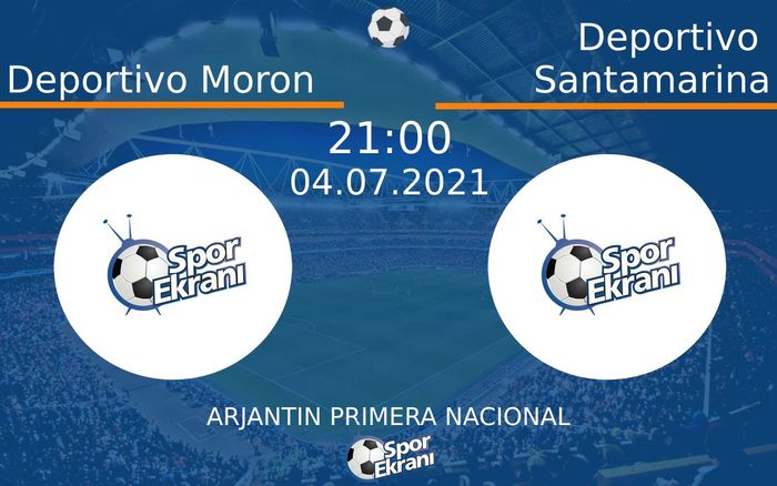 04 Temmuz 2021 Deportivo Moron vs Deportivo Santamarina maçı Hangi Kanalda Saat Kaçta Yayınlanacak? 04 Temmuz 2021 Deportivo Moron vs Deportivo Santamarina maçı Hangi Kanalda Saat Kaçta Yayınlanacak?
