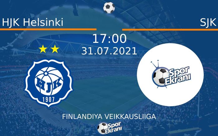 31 Temmuz 2021 HJK Helsinki vs SJK maçı Hangi Kanalda Saat Kaçta Yayınlanacak? 31 Temmuz 2021 HJK Helsinki vs SJK maçı Hangi Kanalda Saat Kaçta Yayınlanacak?