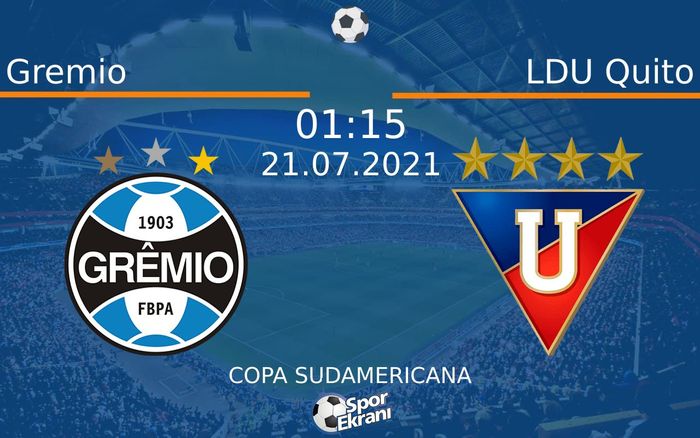 21 Temmuz 2021 Gremio vs LDU Quito maçı Hangi Kanalda Saat Kaçta Yayınlanacak? 21 Temmuz 2021 Gremio vs LDU Quito maçı Hangi Kanalda Saat Kaçta Yayınlanacak?