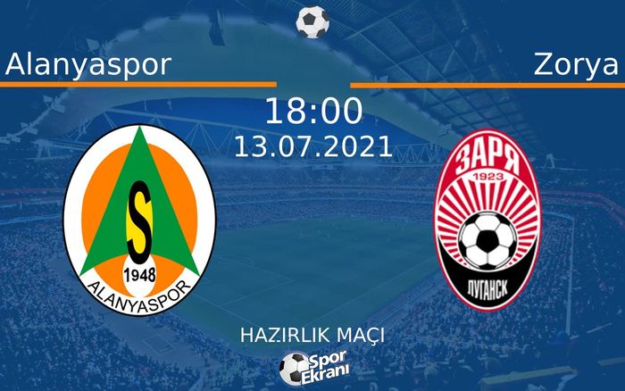 13 Temmuz 2021 Alanyaspor vs Zorya maçı Hangi Kanalda Saat Kaçta Yayınlanacak? 13 Temmuz 2021 Alanyaspor vs Zorya maçı Hangi Kanalda Saat Kaçta Yayınlanacak?