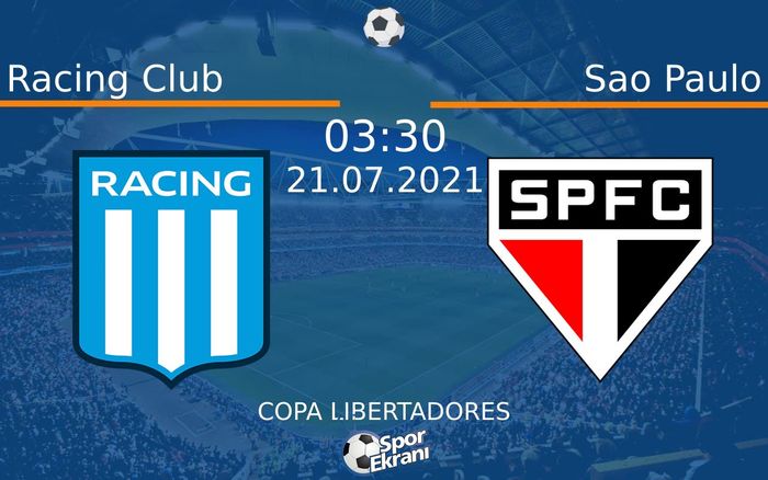 21 Temmuz 2021 Racing Club vs Sao Paulo maçı Hangi Kanalda Saat Kaçta Yayınlanacak? 21 Temmuz 2021 Racing Club vs Sao Paulo maçı Hangi Kanalda Saat Kaçta Yayınlanacak?