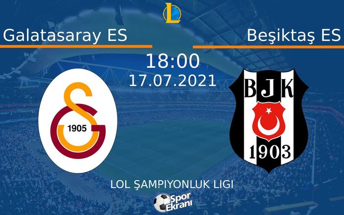 17 Temmuz 2021 Galatasaray ES vs Beşiktaş ES maçı Hangi Kanalda Saat Kaçta Yayınlanacak? 17 Temmuz 2021 Galatasaray ES vs Beşiktaş ES maçı Hangi Kanalda Saat Kaçta Yayınlanacak?