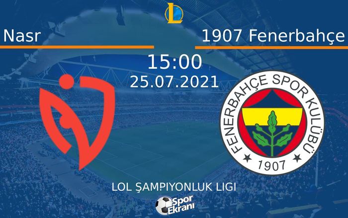 25 Temmuz 2021 Nasr vs 1907 Fenerbahçe maçı Hangi Kanalda Saat Kaçta Yayınlanacak? 25 Temmuz 2021 Nasr vs 1907 Fenerbahçe maçı Hangi Kanalda Saat Kaçta Yayınlanacak?