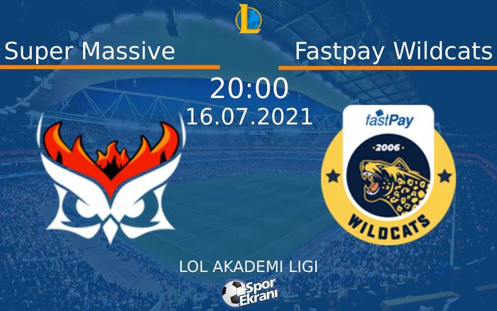 16 Temmuz 2021 Super Massive vs Fastpay Wildcats maçı Hangi Kanalda Saat Kaçta Yayınlanacak? 16 Temmuz 2021 Super Massive vs Fastpay Wildcats maçı Hangi Kanalda Saat Kaçta Yayınlanacak?