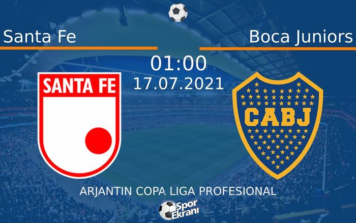 17 Temmuz 2021 Santa Fe vs Boca Juniors maçı Hangi Kanalda Saat Kaçta Yayınlanacak? 17 Temmuz 2021 Santa Fe vs Boca Juniors maçı Hangi Kanalda Saat Kaçta Yayınlanacak?