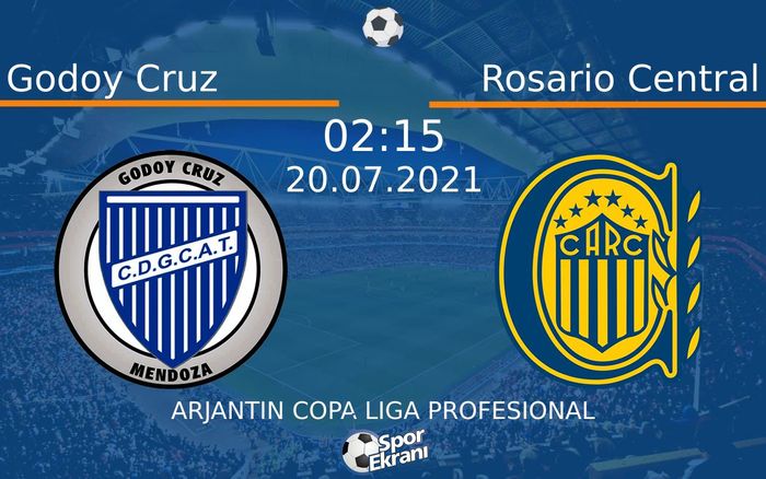 20 Temmuz 2021 Godoy Cruz vs Rosario Central maçı Hangi Kanalda Saat Kaçta Yayınlanacak? 20 Temmuz 2021 Godoy Cruz vs Rosario Central maçı Hangi Kanalda Saat Kaçta Yayınlanacak?