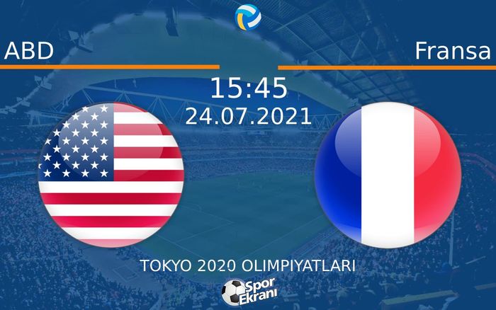 24 Temmuz 2021 ABD vs Fransa maçı Hangi Kanalda Saat Kaçta Yayınlanacak? 24 Temmuz 2021 ABD vs Fransa maçı Hangi Kanalda Saat Kaçta Yayınlanacak?