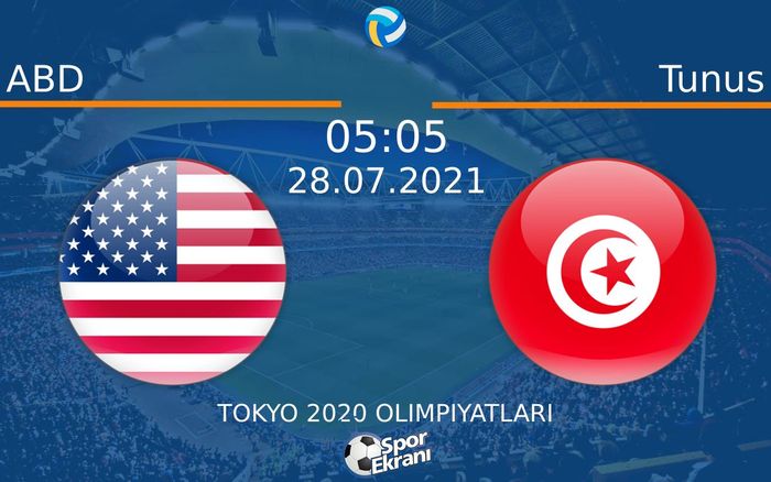 28 Temmuz 2021 ABD vs Tunus maçı Hangi Kanalda Saat Kaçta Yayınlanacak?