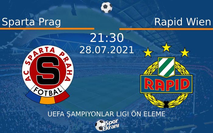 28 Temmuz 2021 Sparta Prag vs Rapid Wien maçı Hangi Kanalda Saat Kaçta Yayınlanacak? 28 Temmuz 2021 Sparta Prag vs Rapid Wien maçı Hangi Kanalda Saat Kaçta Yayınlanacak?