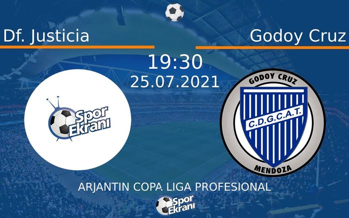 25 Temmuz 2021 Df. Justicia vs Godoy Cruz maçı Hangi Kanalda Saat Kaçta Yayınlanacak? 25 Temmuz 2021 Df. Justicia vs Godoy Cruz maçı Hangi Kanalda Saat Kaçta Yayınlanacak?
