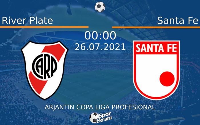 26 Temmuz 2021 River Plate vs Santa Fe maçı Hangi Kanalda Saat Kaçta Yayınlanacak? 26 Temmuz 2021 River Plate vs Santa Fe maçı Hangi Kanalda Saat Kaçta Yayınlanacak?