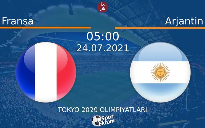 24 Temmuz 2021 Fransa vs Arjantin maçı Hangi Kanalda Saat Kaçta Yayınlanacak? 24 Temmuz 2021 Fransa vs Arjantin maçı Hangi Kanalda Saat Kaçta Yayınlanacak?
