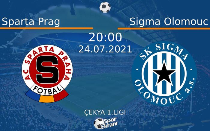 24 Temmuz 2021 Sparta Prag vs Sigma Olomouc maçı Hangi Kanalda Saat Kaçta Yayınlanacak? 24 Temmuz 2021 Sparta Prag vs Sigma Olomouc maçı Hangi Kanalda Saat Kaçta Yayınlanacak?