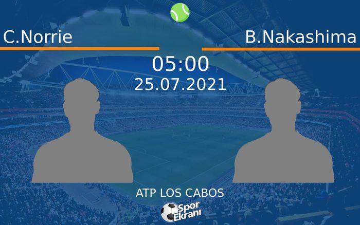 25 Temmuz 2021 C.Norrie vs B.Nakashima maçı Hangi Kanalda Saat Kaçta Yayınlanacak? 25 Temmuz 2021 C.Norrie vs B.Nakashima maçı Hangi Kanalda Saat Kaçta Yayınlanacak?