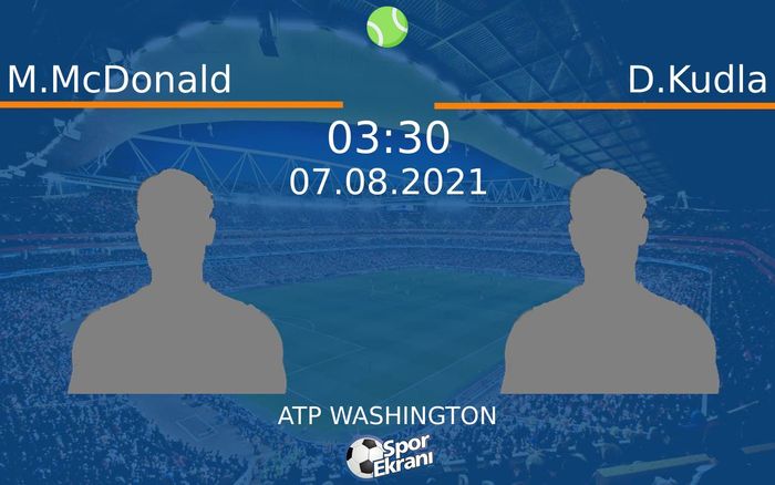 07 Ağustos 2021 M.McDonald vs D.Kudla maçı Hangi Kanalda Saat Kaçta Yayınlanacak? 07 Ağustos 2021 M.McDonald vs D.Kudla maçı Hangi Kanalda Saat Kaçta Yayınlanacak?