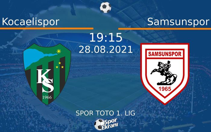 28 Ağustos 2021 Kocaelispor vs Samsunspor maçı Hangi Kanalda Saat Kaçta Yayınlanacak? 28 Ağustos 2021 Kocaelispor vs Samsunspor maçı Hangi Kanalda Saat Kaçta Yayınlanacak?