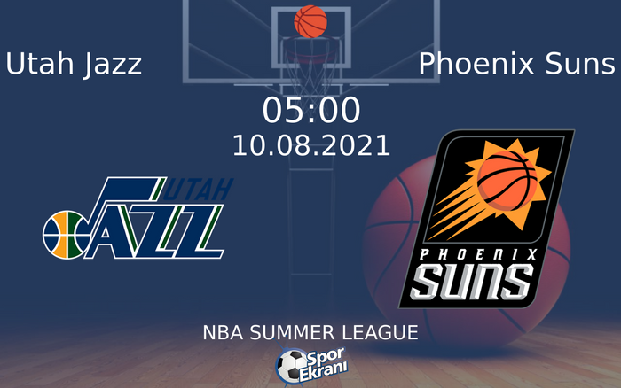 10 Ağustos 2021 Utah Jazz vs Phoenix Suns maçı Hangi Kanalda Saat Kaçta Yayınlanacak? 10 Ağustos 2021 Utah Jazz vs Phoenix Suns maçı Hangi Kanalda Saat Kaçta Yayınlanacak?
