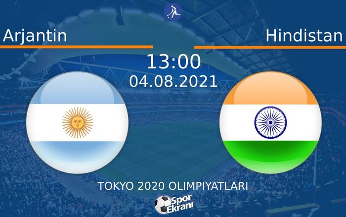 04 Ağustos 2021 Arjantin vs Hindistan maçı Hangi Kanalda Saat Kaçta Yayınlanacak? 04 Ağustos 2021 Arjantin vs Hindistan maçı Hangi Kanalda Saat Kaçta Yayınlanacak?