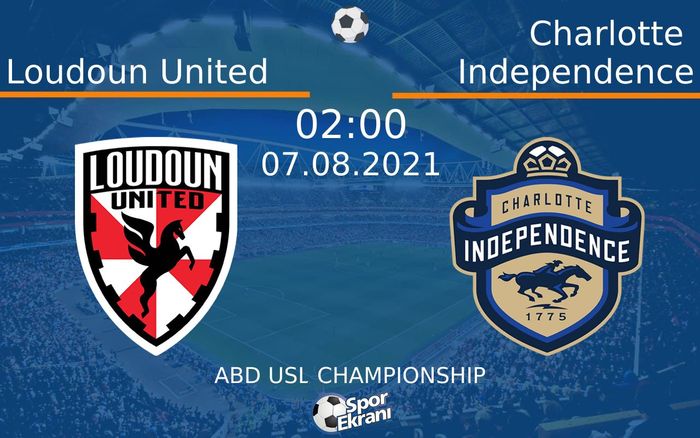 07 Ağustos 2021 Loudoun United vs Charlotte Independence maçı Hangi Kanalda Saat Kaçta Yayınlanacak? 07 Ağustos 2021 Loudoun United vs Charlotte Independence maçı Hangi Kanalda Saat Kaçta Yayınlanacak?