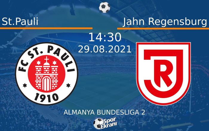 29 Ağustos 2021 St.Pauli vs Jahn Regensburg maçı Hangi Kanalda Saat Kaçta Yayınlanacak? 29 Ağustos 2021 St.Pauli vs Jahn Regensburg maçı Hangi Kanalda Saat Kaçta Yayınlanacak?