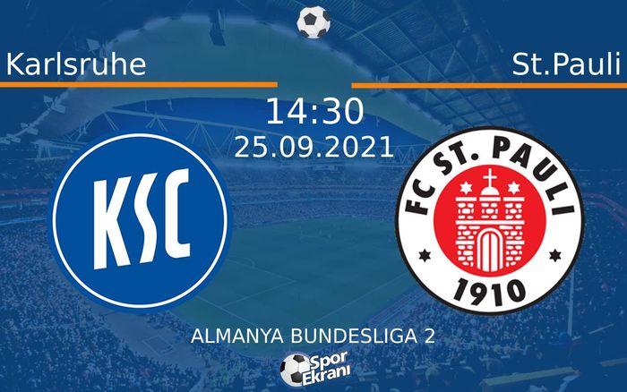 25 Eylül 2021 Karlsruhe vs St.Pauli maçı Hangi Kanalda Saat Kaçta Yayınlanacak? 25 Eylül 2021 Karlsruhe vs St.Pauli maçı Hangi Kanalda Saat Kaçta Yayınlanacak?