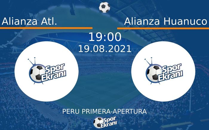 19 Ağustos 2021 Alianza Atl. vs Alianza Huanuco maçı Hangi Kanalda Saat Kaçta Yayınlanacak? 19 Ağustos 2021 Alianza Atl. vs Alianza Huanuco maçı Hangi Kanalda Saat Kaçta Yayınlanacak?