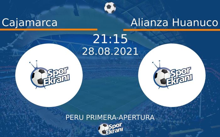 28 Ağustos 2021 Cajamarca vs Alianza Huanuco maçı Hangi Kanalda Saat Kaçta Yayınlanacak? 28 Ağustos 2021 Cajamarca vs Alianza Huanuco maçı Hangi Kanalda Saat Kaçta Yayınlanacak?