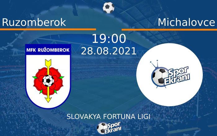 28 Ağustos 2021 Ruzomberok vs Michalovce maçı Hangi Kanalda Saat Kaçta Yayınlanacak? 28 Ağustos 2021 Ruzomberok vs Michalovce maçı Hangi Kanalda Saat Kaçta Yayınlanacak?