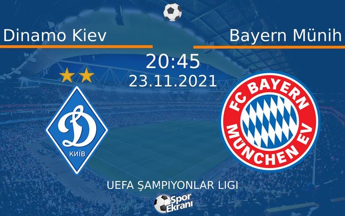 23 Kasım 2021 Dinamo Kiev vs Bayern Münih maçı Hangi Kanalda Saat Kaçta Yayınlanacak? 23 Kasım 2021 Dinamo Kiev vs Bayern Münih maçı Hangi Kanalda Saat Kaçta Yayınlanacak?