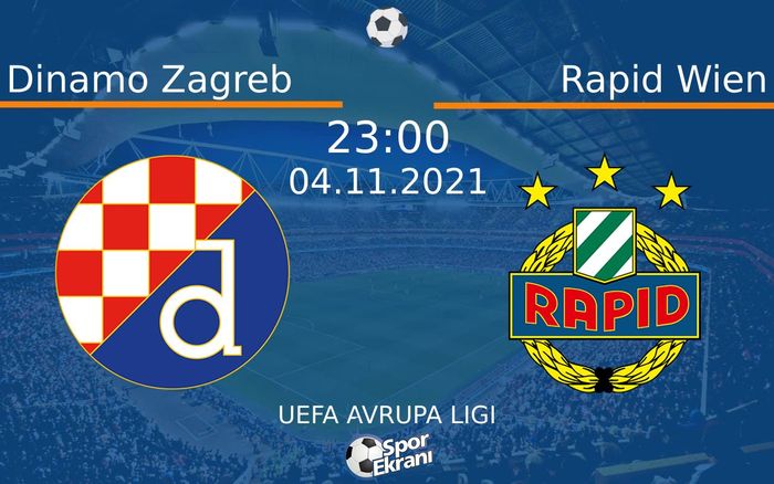 04 Kasım 2021 Dinamo Zagreb vs Rapid Wien maçı Hangi Kanalda Saat Kaçta Yayınlanacak? 04 Kasım 2021 Dinamo Zagreb vs Rapid Wien maçı Hangi Kanalda Saat Kaçta Yayınlanacak?