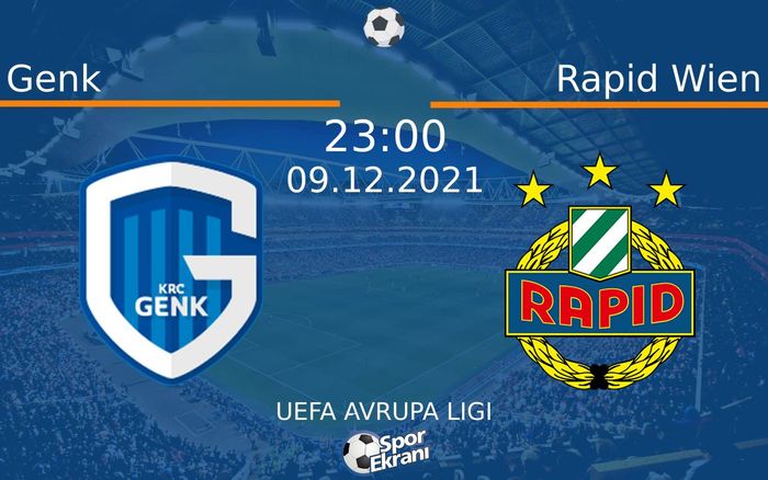09 Aralık 2021 Genk vs Rapid Wien maçı Hangi Kanalda Saat Kaçta Yayınlanacak? 09 Aralık 2021 Genk vs Rapid Wien maçı Hangi Kanalda Saat Kaçta Yayınlanacak?
