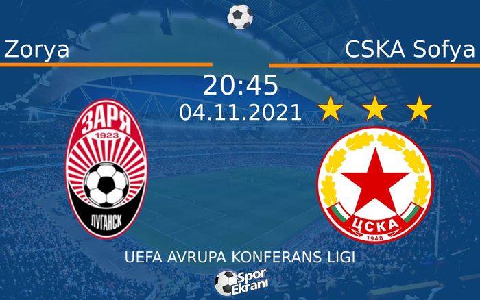 04 Kasım 2021 Zorya vs CSKA Sofya maçı Hangi Kanalda Saat Kaçta Yayınlanacak? 04 Kasım 2021 Zorya vs CSKA Sofya maçı Hangi Kanalda Saat Kaçta Yayınlanacak?
