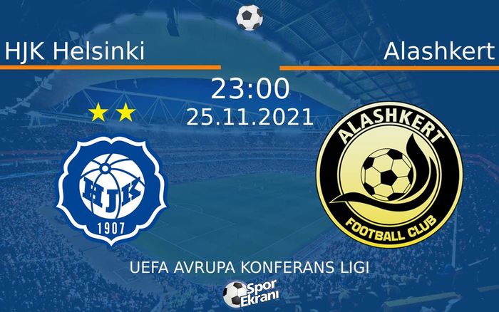 25 Kasım 2021 HJK Helsinki vs Alashkert maçı Hangi Kanalda Saat Kaçta Yayınlanacak? 25 Kasım 2021 HJK Helsinki vs Alashkert maçı Hangi Kanalda Saat Kaçta Yayınlanacak?