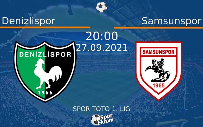 27 Eylül 2021 Denizlispor vs Samsunspor maçı Hangi Kanalda Saat Kaçta Yayınlanacak? 27 Eylül 2021 Denizlispor vs Samsunspor maçı Hangi Kanalda Saat Kaçta Yayınlanacak?