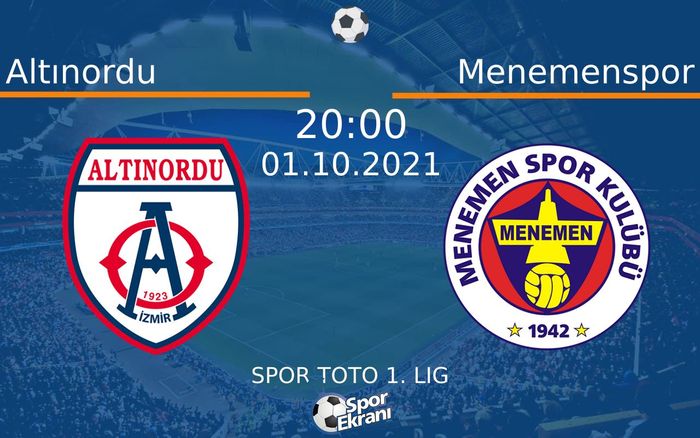 01 Ekim 2021 Altınordu vs Menemenspor maçı Hangi Kanalda Saat Kaçta Yayınlanacak? 01 Ekim 2021 Altınordu vs Menemenspor maçı Hangi Kanalda Saat Kaçta Yayınlanacak?