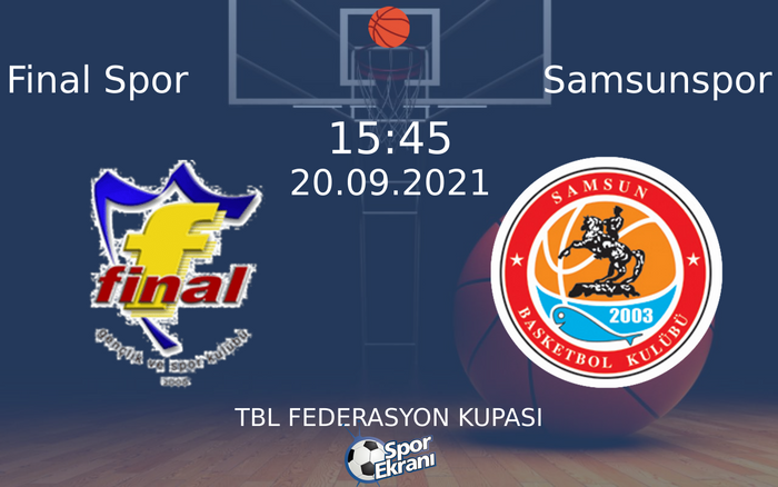 20 Eylül 2021 Final Spor vs Samsunspor maçı Hangi Kanalda Saat Kaçta Yayınlanacak? 20 Eylül 2021 Final Spor vs Samsunspor maçı Hangi Kanalda Saat Kaçta Yayınlanacak?