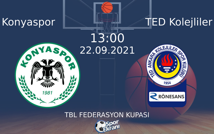 22 Eylül 2021 Konyaspor vs TED Kolejliler maçı Hangi Kanalda Saat Kaçta Yayınlanacak? 22 Eylül 2021 Konyaspor vs TED Kolejliler maçı Hangi Kanalda Saat Kaçta Yayınlanacak?