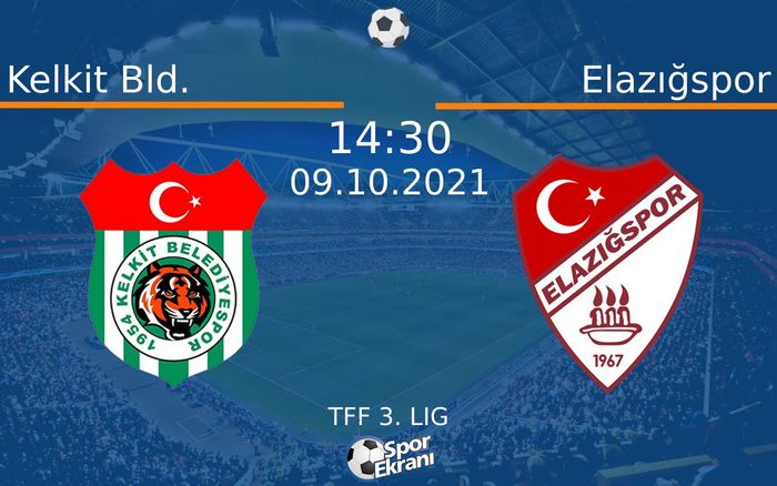 09 Ekim 2021 Kelkit Bld. vs Elazığspor maçı Hangi Kanalda Saat Kaçta Yayınlanacak? 09 Ekim 2021 Kelkit Bld. vs Elazığspor maçı Hangi Kanalda Saat Kaçta Yayınlanacak?