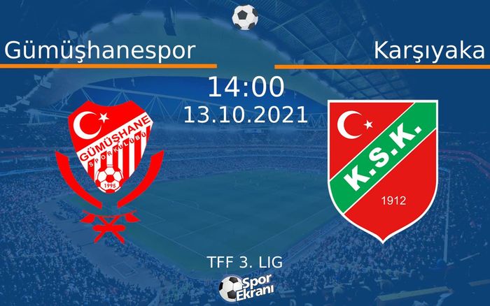 13 Ekim 2021 Gümüşhanespor vs Karşıyaka maçı Hangi Kanalda Saat Kaçta Yayınlanacak? 13 Ekim 2021 Gümüşhanespor vs Karşıyaka maçı Hangi Kanalda Saat Kaçta Yayınlanacak?