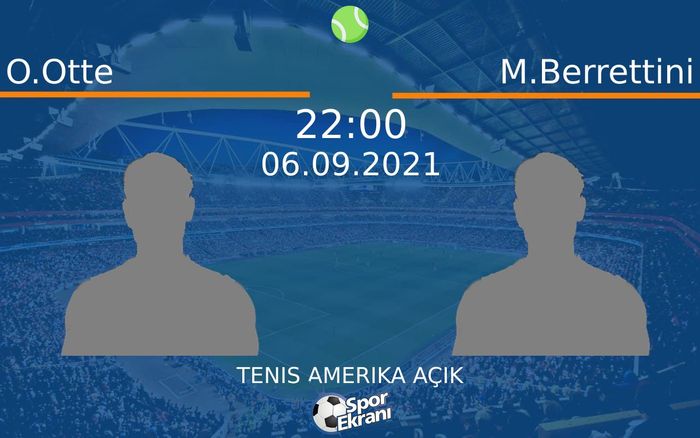 06 Eylül 2021 O.Otte vs M.Berrettini maçı Hangi Kanalda Saat Kaçta Yayınlanacak? 06 Eylül 2021 O.Otte vs M.Berrettini maçı Hangi Kanalda Saat Kaçta Yayınlanacak?