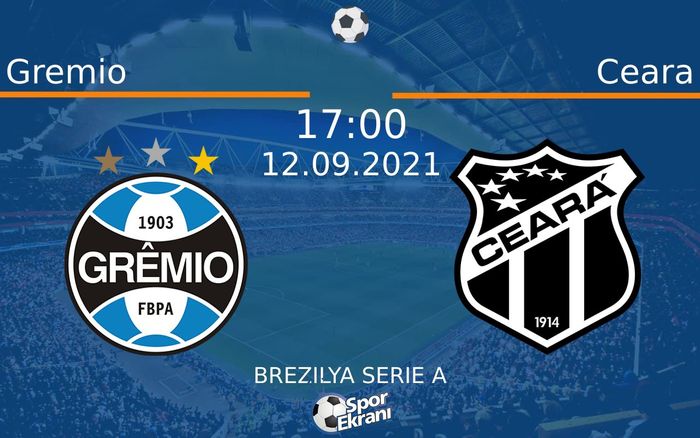 12 Eylül 2021 Gremio vs Ceara maçı Hangi Kanalda Saat Kaçta Yayınlanacak? 12 Eylül 2021 Gremio vs Ceara maçı Hangi Kanalda Saat Kaçta Yayınlanacak?
