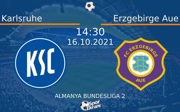 16 Ekim 2021 Karlsruhe vs Erzgebirge Aue maçı Hangi Kanalda Saat Kaçta Yayınlanacak?