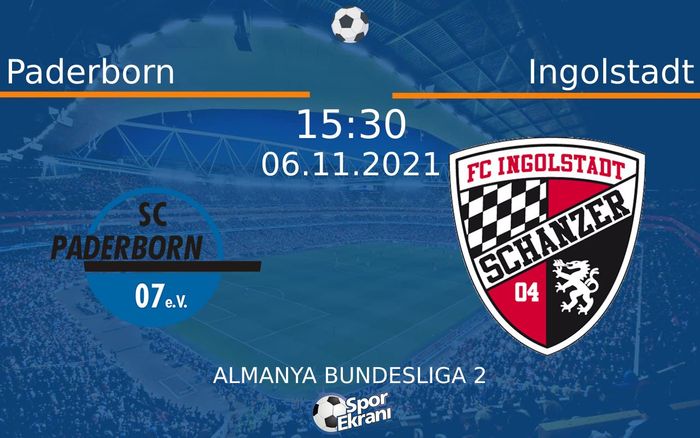 06 Kasım 2021 Paderborn vs Ingolstadt maçı Hangi Kanalda Saat Kaçta Yayınlanacak? 06 Kasım 2021 Paderborn vs Ingolstadt maçı Hangi Kanalda Saat Kaçta Yayınlanacak?