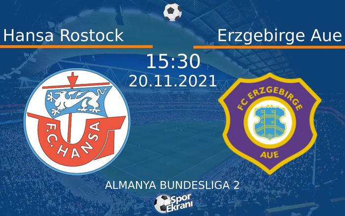 20 Kasım 2021 Hansa Rostock vs Erzgebirge Aue maçı Hangi Kanalda Saat Kaçta Yayınlanacak? 20 Kasım 2021 Hansa Rostock vs Erzgebirge Aue maçı Hangi Kanalda Saat Kaçta Yayınlanacak?